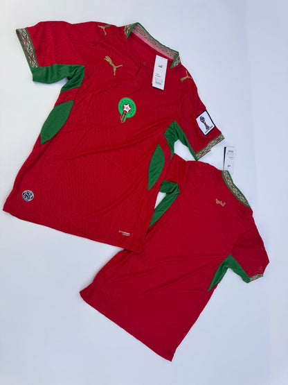 Camisetas fútbol (Color Rojo) Selección Marroquí