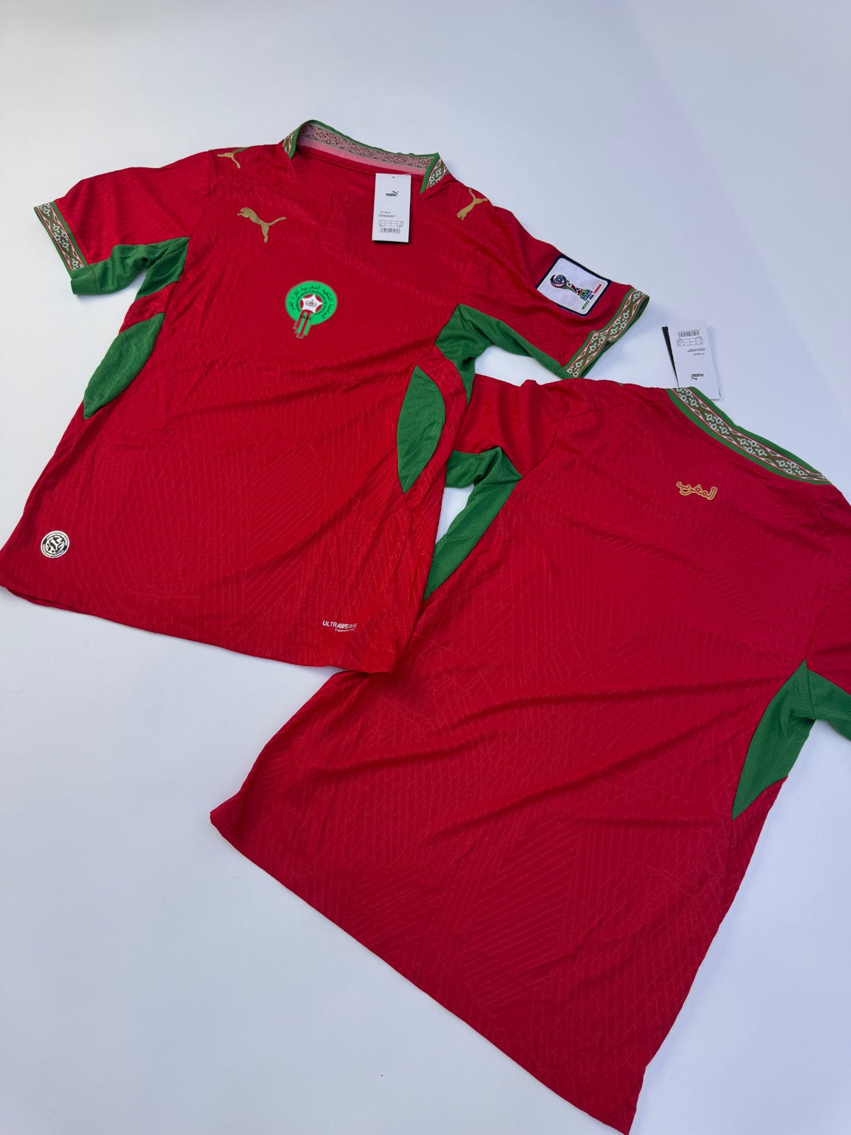 Camisetas fútbol (Color Rojo) Selección Marroquí