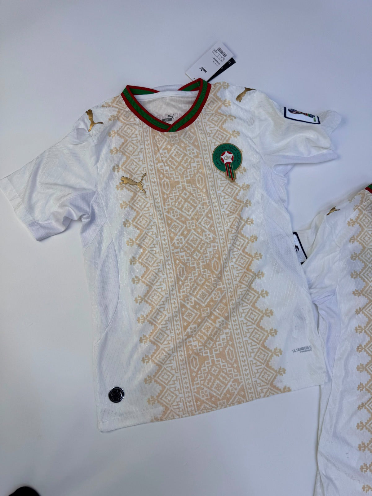 Camisetas fútbol (Color Blanco) Selección Marroquí